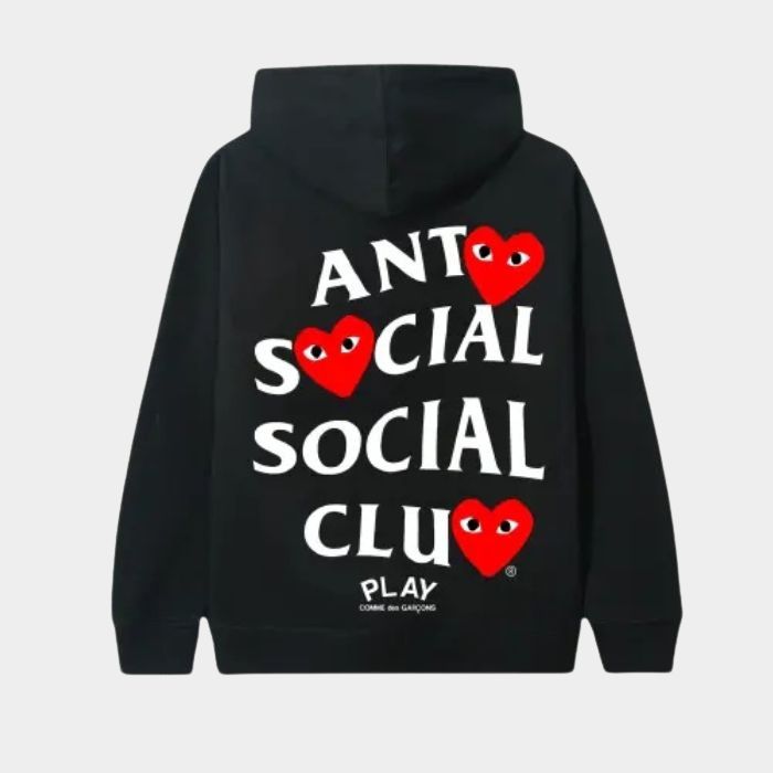 Assc X Comme Des Garcons Black Hoodie1