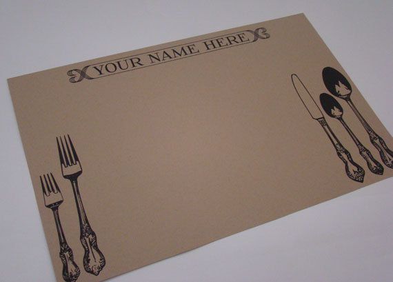 Paper Placemats