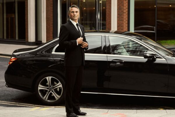 Car with driver in dubai