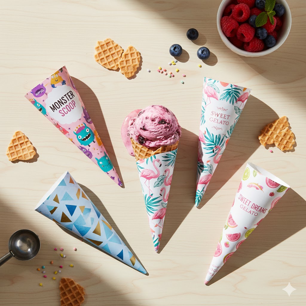 waffle cone paper