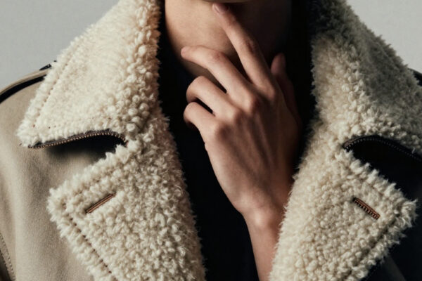 shearling collars and stitching