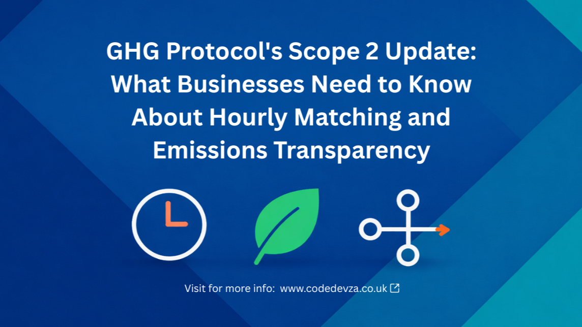 GHG Protocol's Scope 2 Update: What Businesses Need to Know About Hourly Matching and Emissions Transparency