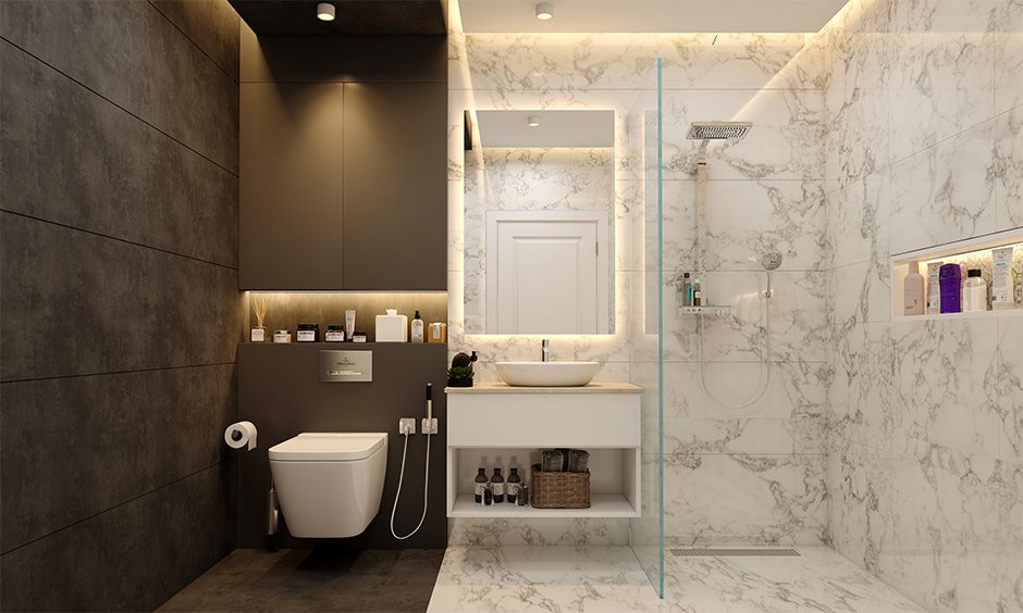 Bathroom Glass Partition