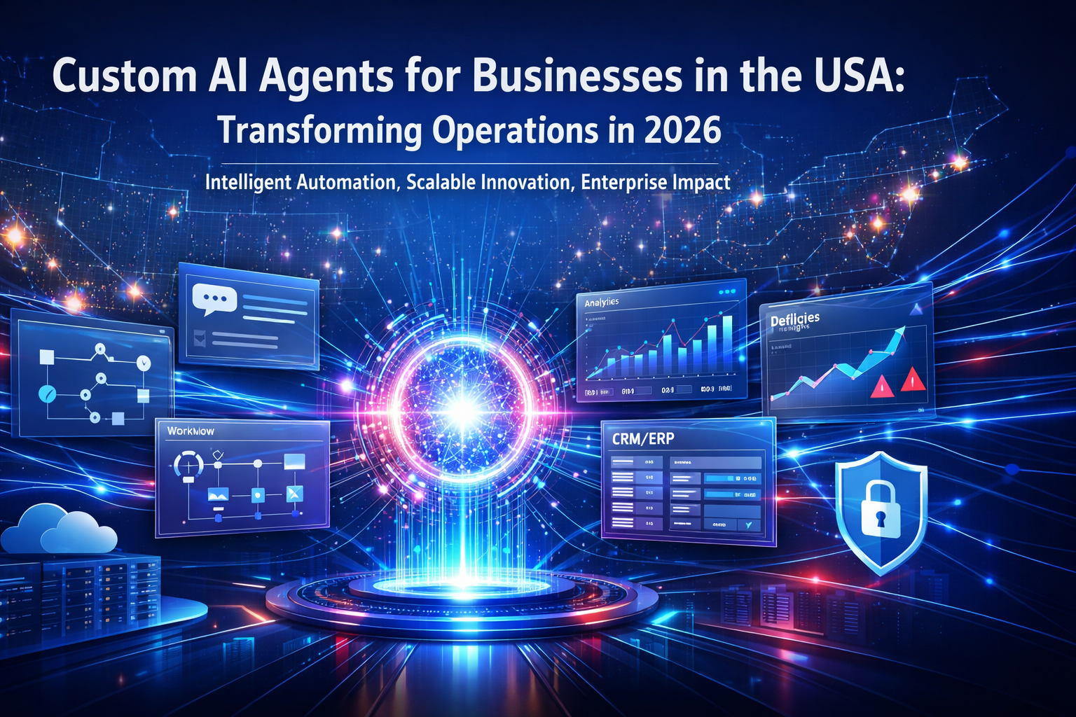 custom AI agents for businesses USA