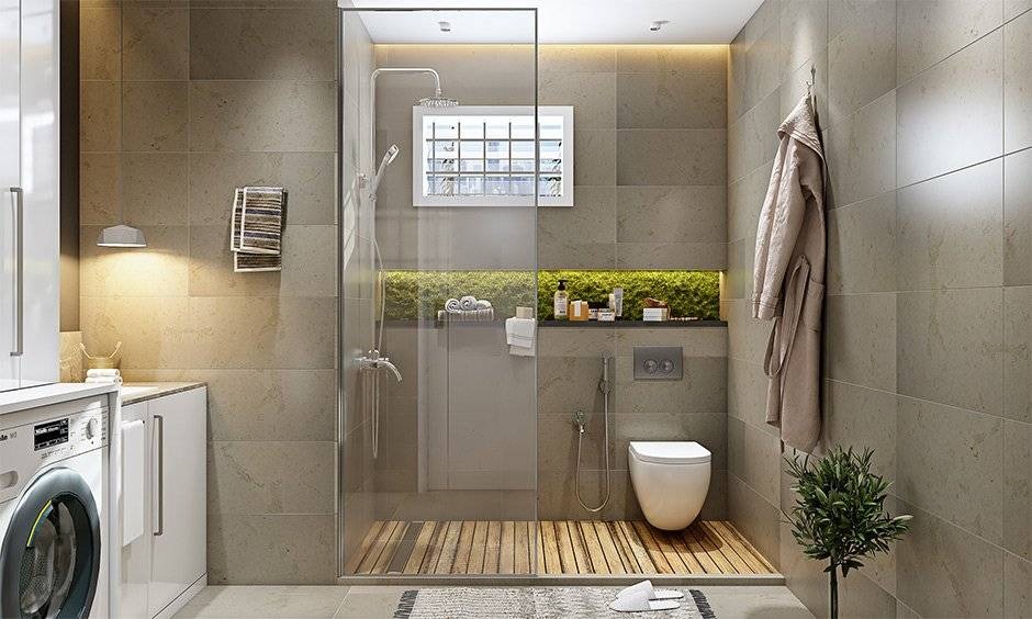 Bathroom Glass Partition