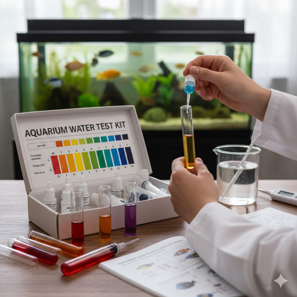 Aquarium water test kit