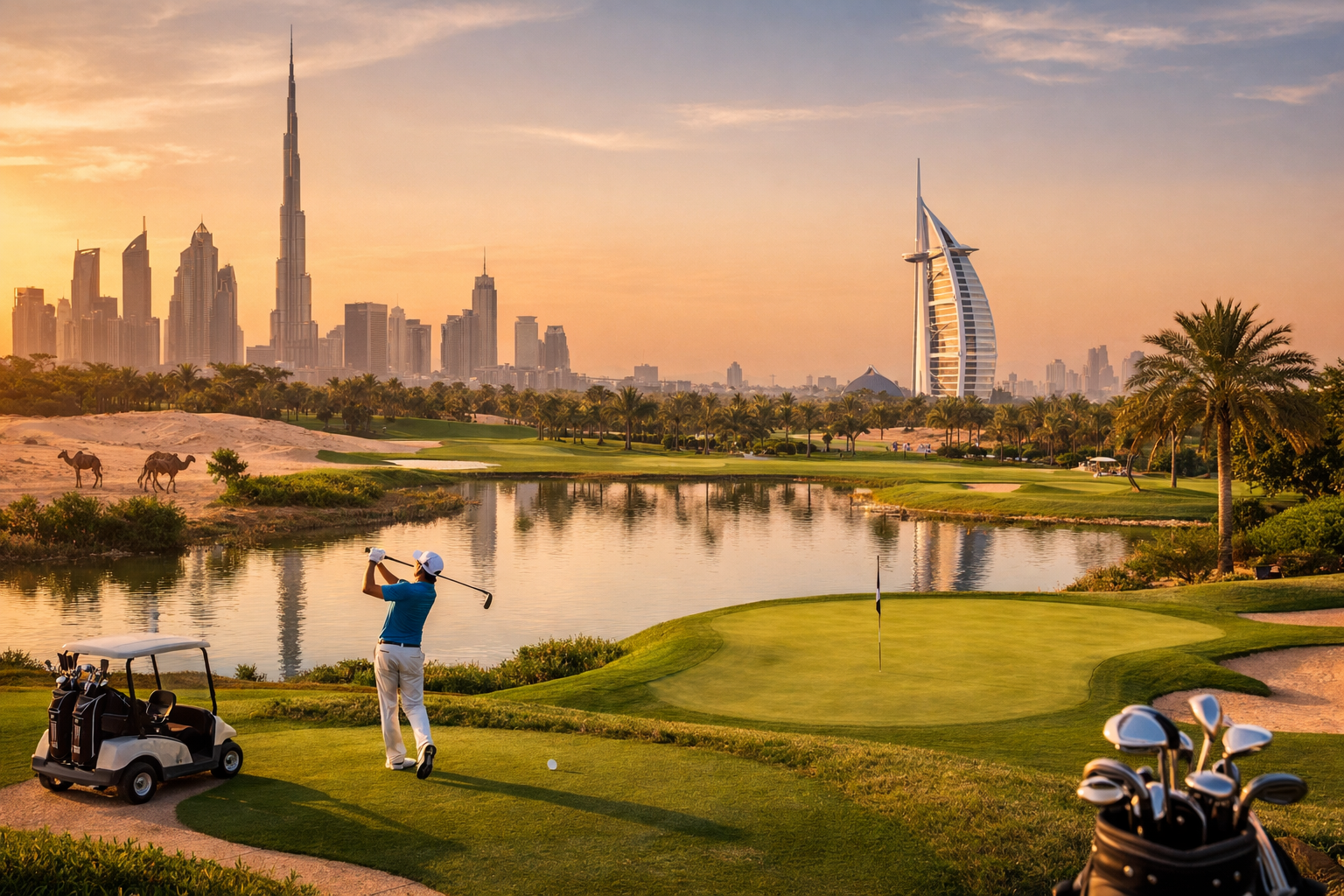 Golfen in Dubai