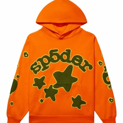Sp5der Beluga Hoodie Orange