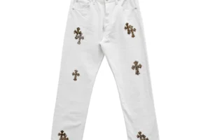 Chrome Heart White Jeans​