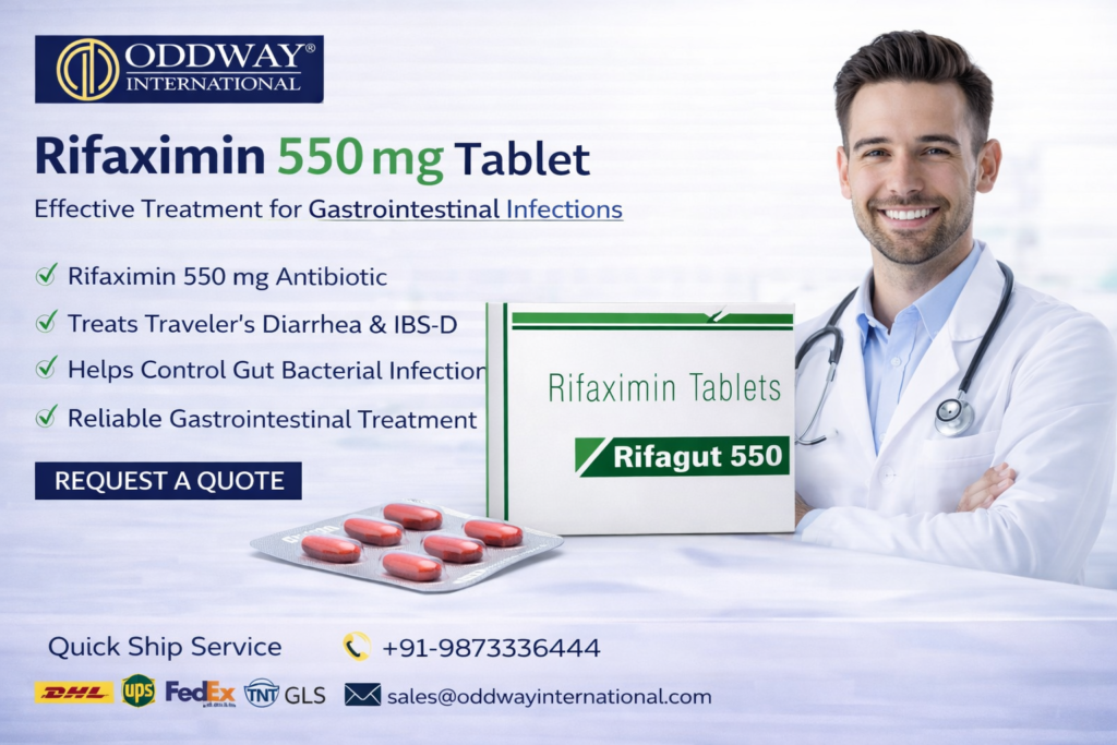 Rifaximin 550 mg Tablet: Buy Antibiotic at Wholesale Prices - Oddway