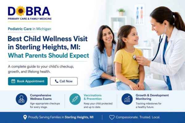 child wellness visit michigan