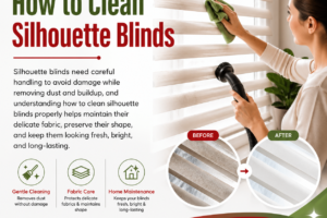 how to clean silhouette blinds