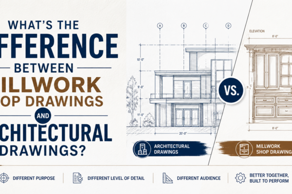 Difference Between Millwork Shop Drawings and Architectural Drawings