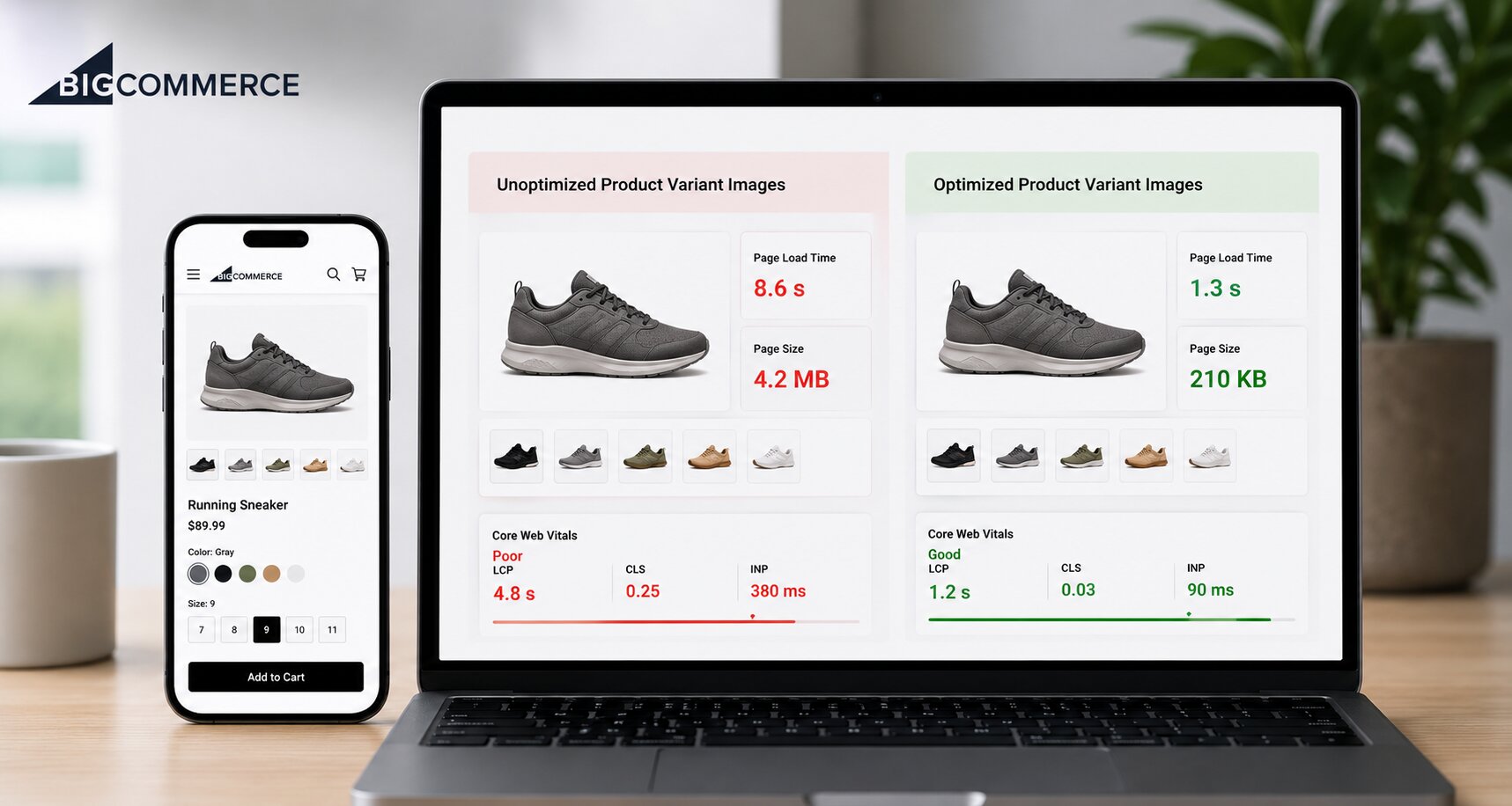 BigCommerce product variant optimization