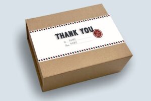 Thank You boxes