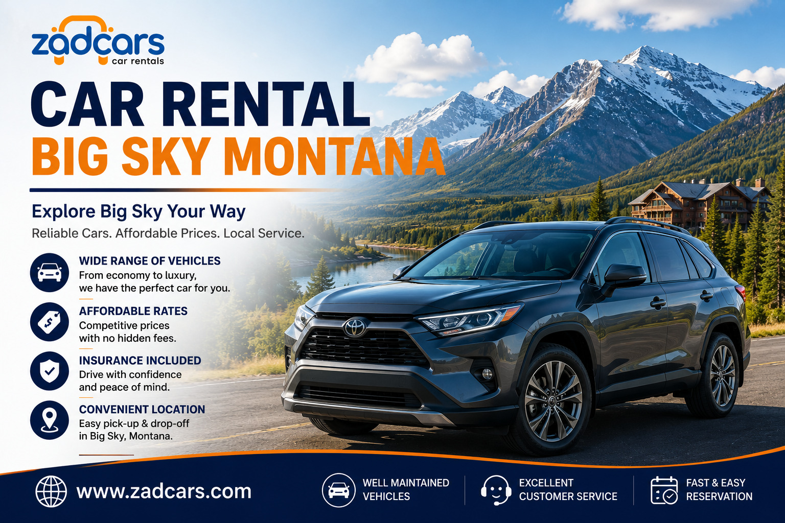 car rental big sky montana