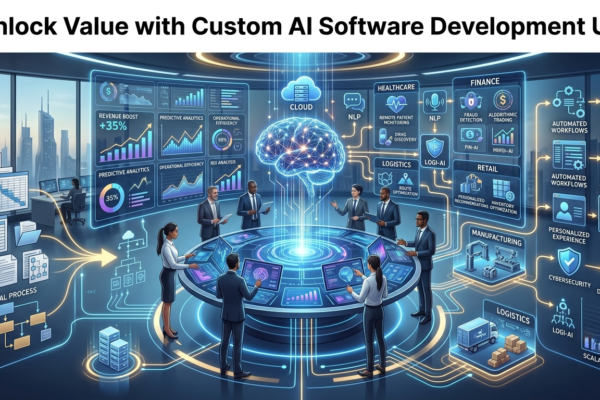 custom AI software development services US