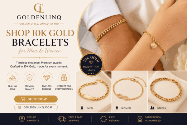 Shop 10k Gold Bracelets for Men & Women