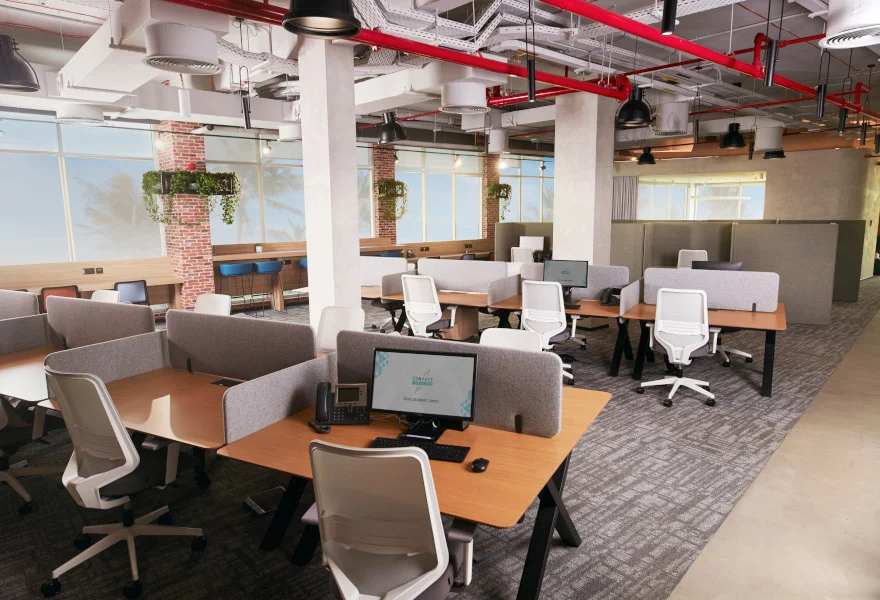 6 person office space for rent in rak