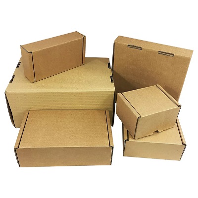 cardboard postal boxes