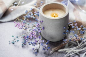 Christmas scented candles