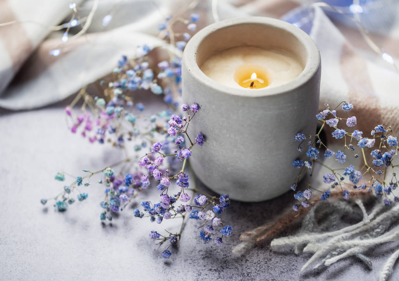 Christmas scented candles