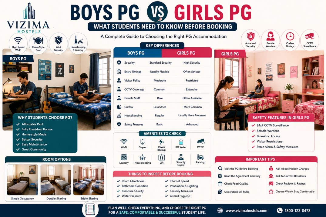 Boys PG vs Girls PG