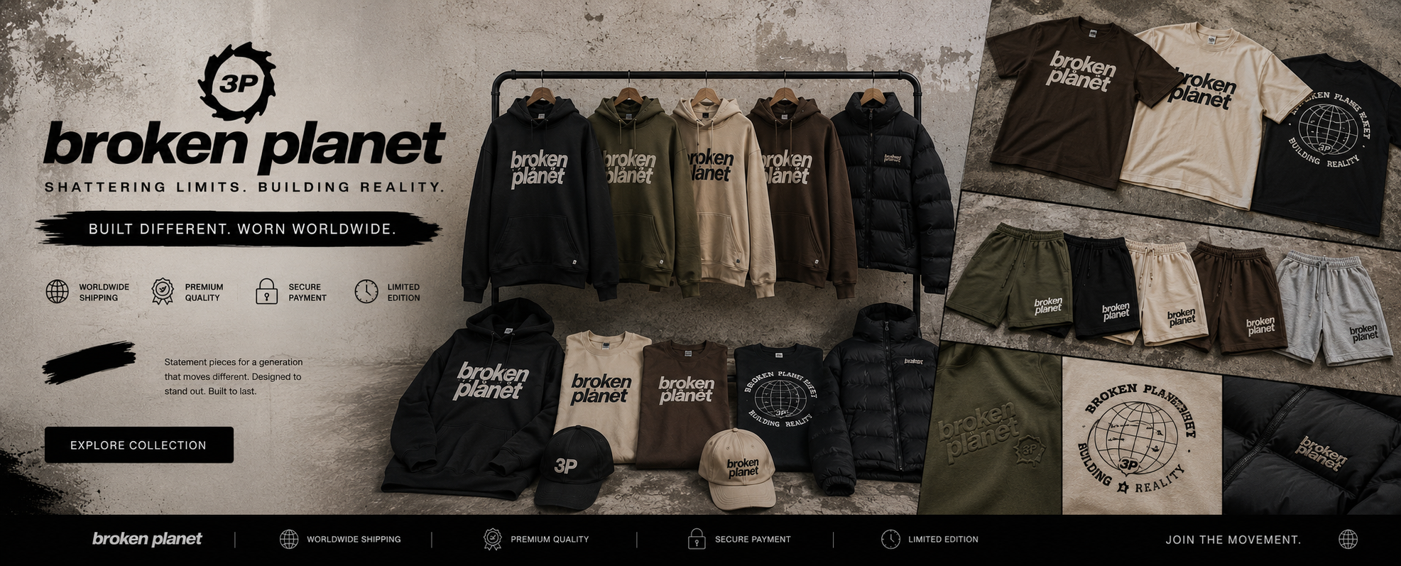 Broken Planet Clothing Shop | Premium Fashion Online