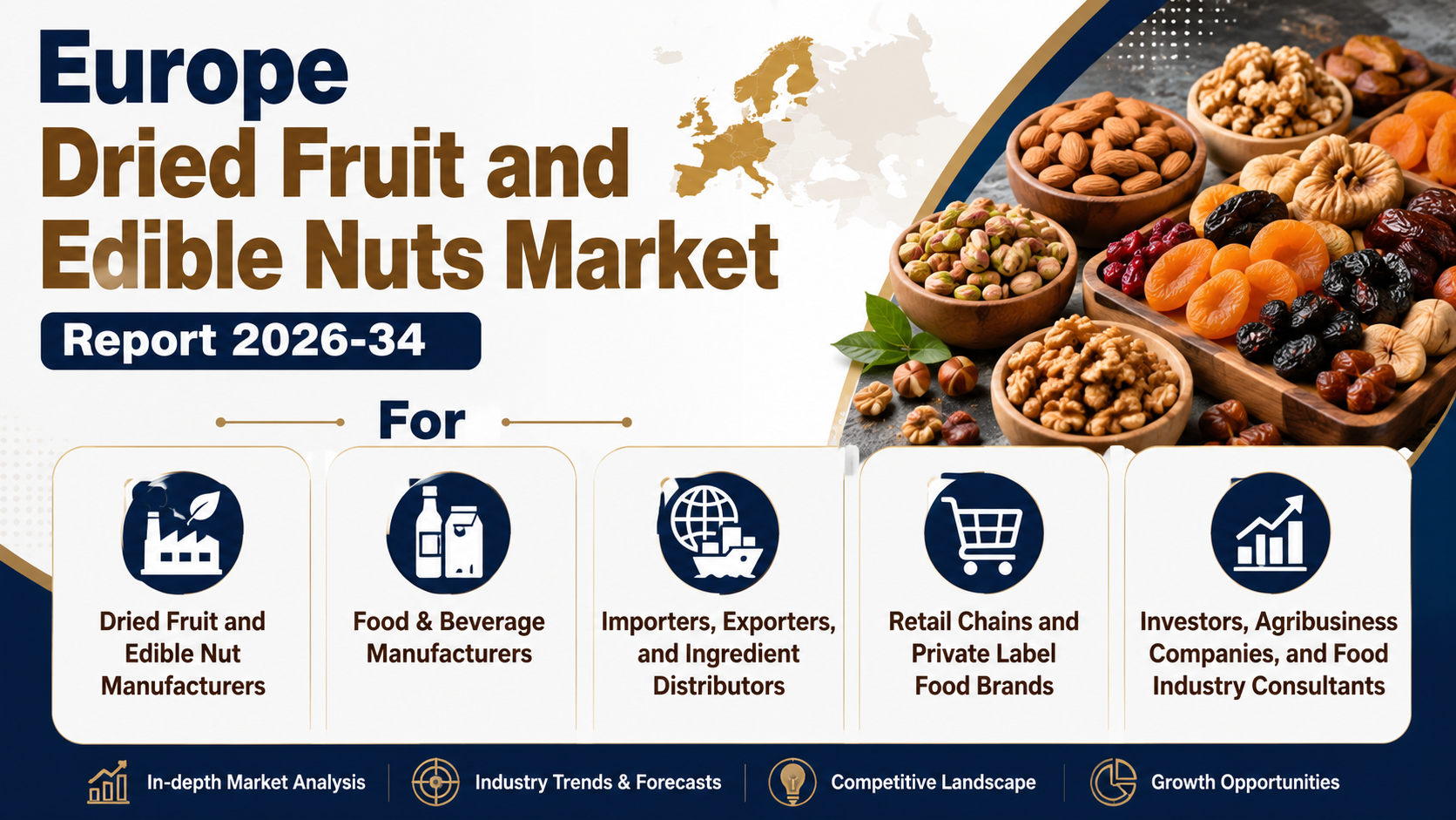Europe Dried Fruit and Edible Nuts Market