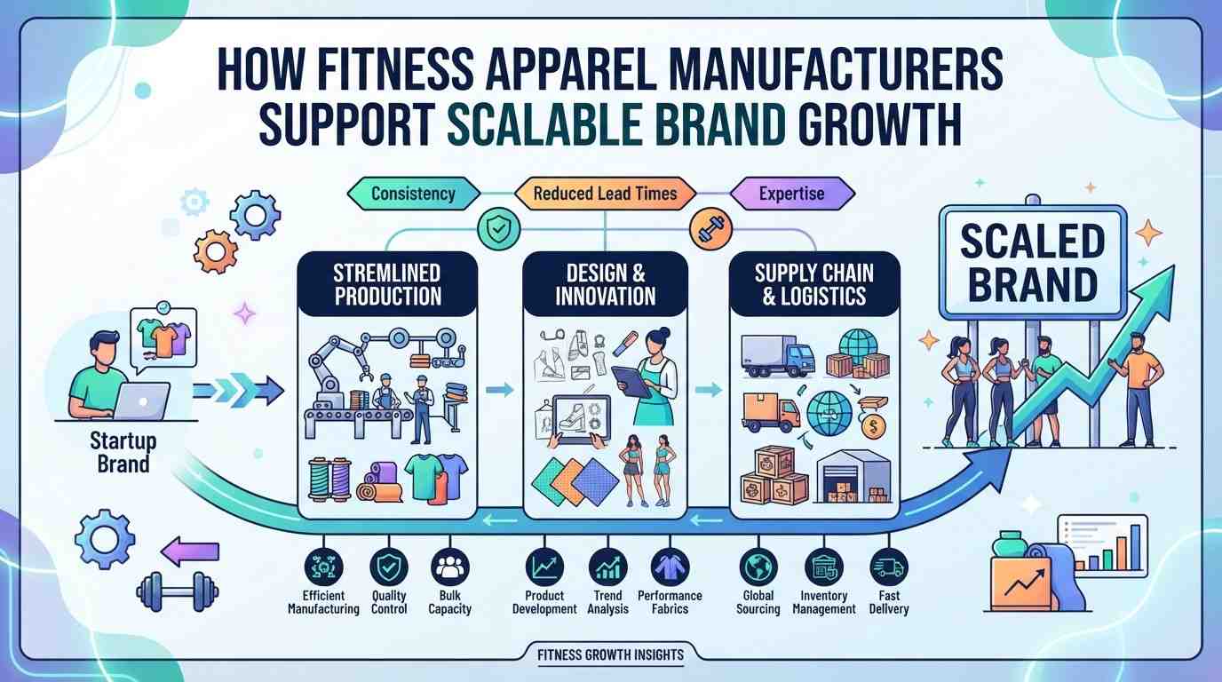 Fitness Apparel Manufacturers for Brand Growth