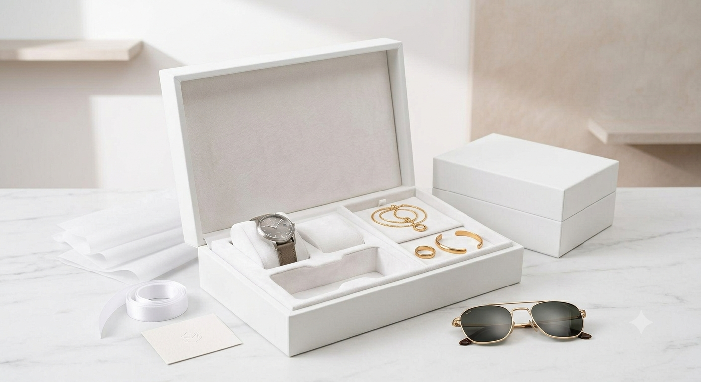 Custom White Rigid Boxes