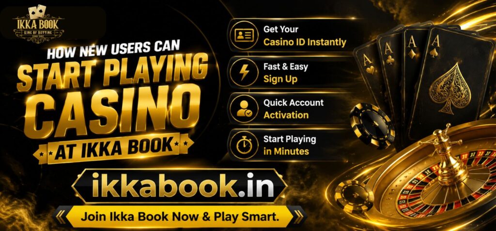 New users start playing casino easily with Ikka Book trusted platform