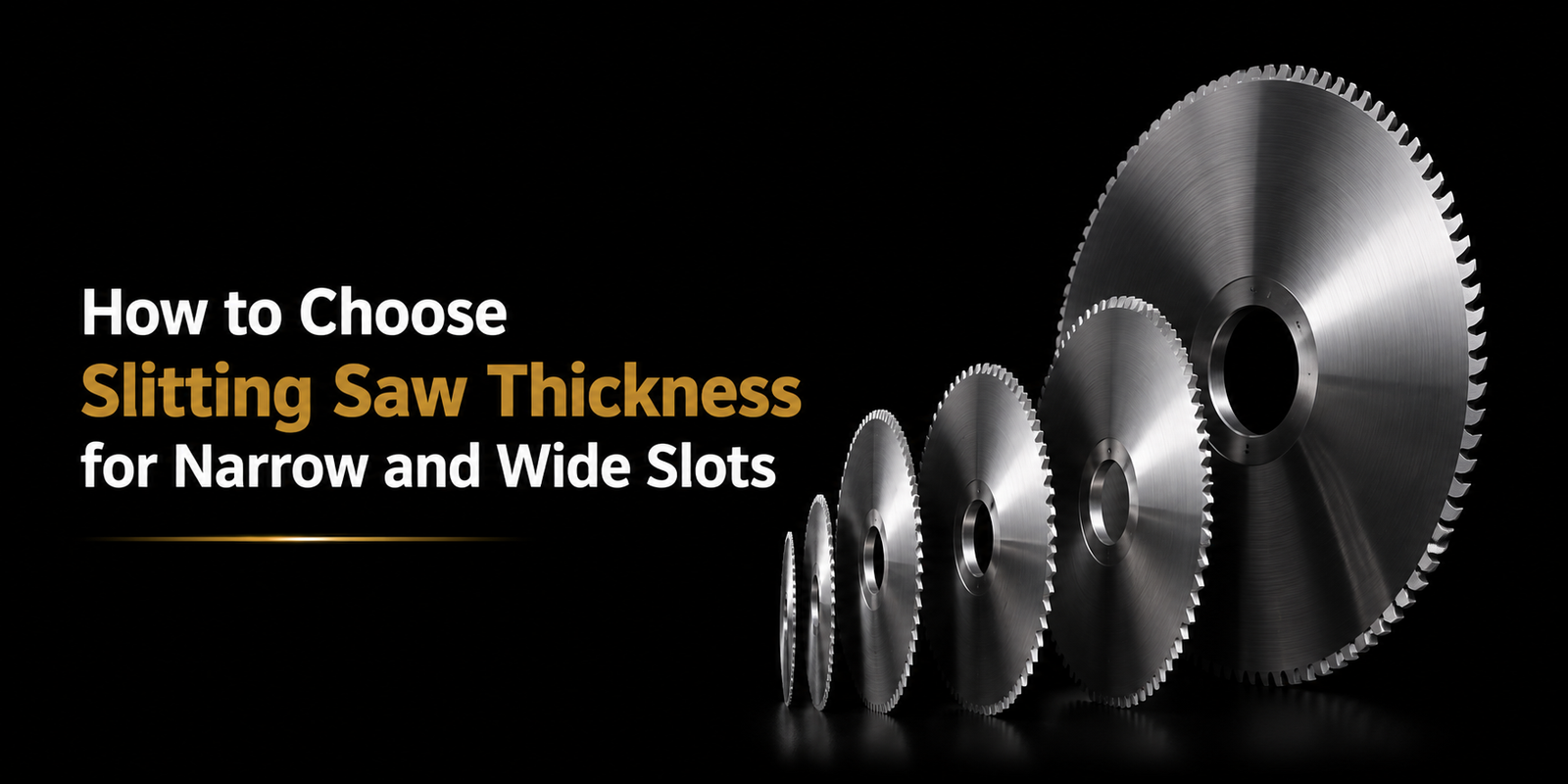 Slitting Saw Thickness
