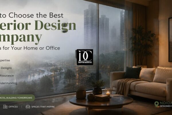 How to Choose the Best Interior Design Company in Noida for Your Home or Office