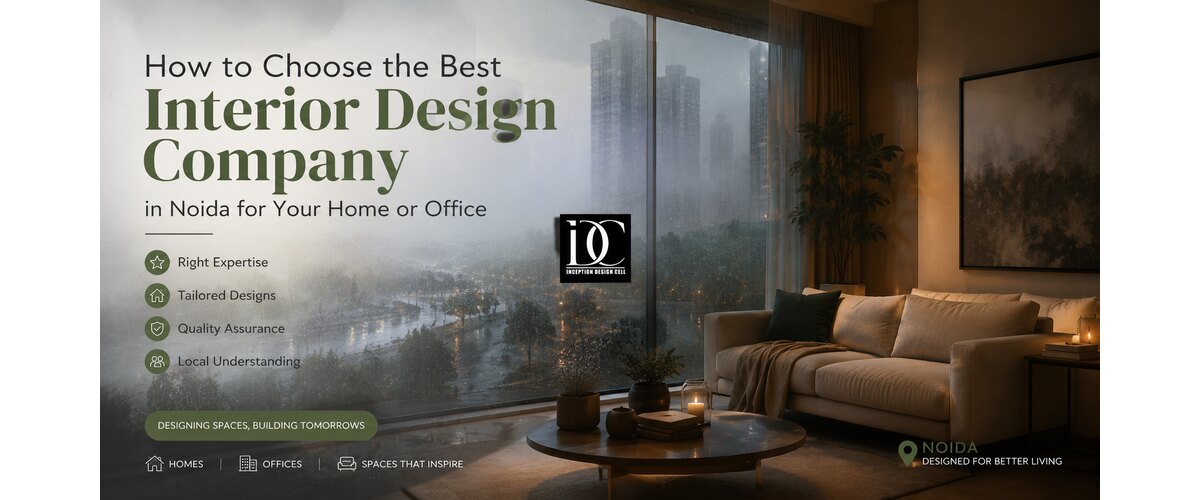 How to Choose the Best Interior Design Company in Noida for Your Home or Office