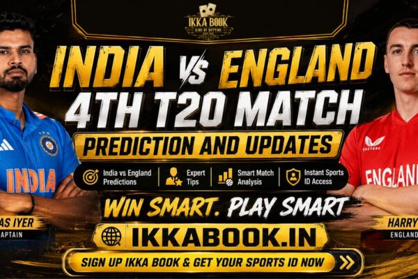 Get India England 4th T20 latest prediction and updates with Ikka Book
