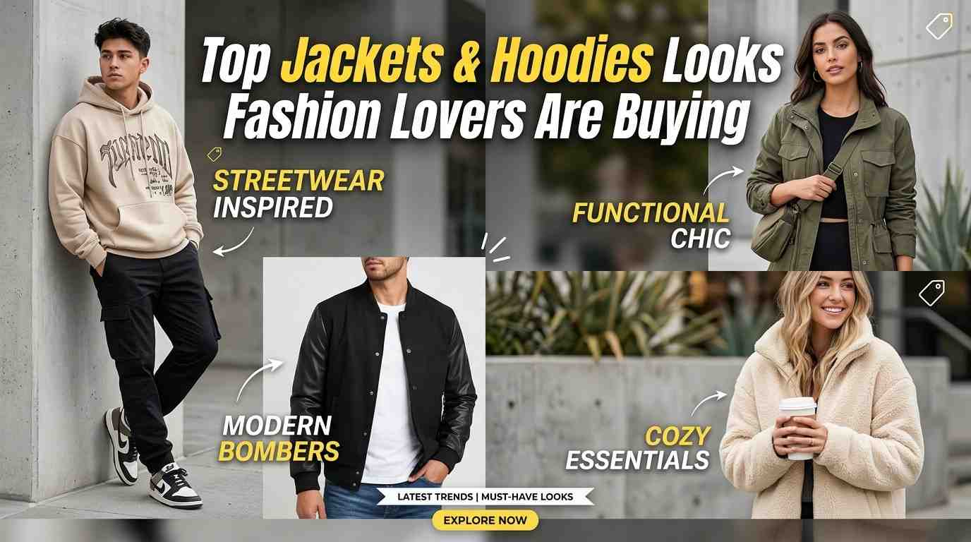 Top Jackets & Hoodies Looks Fashion Lovers Are Buying