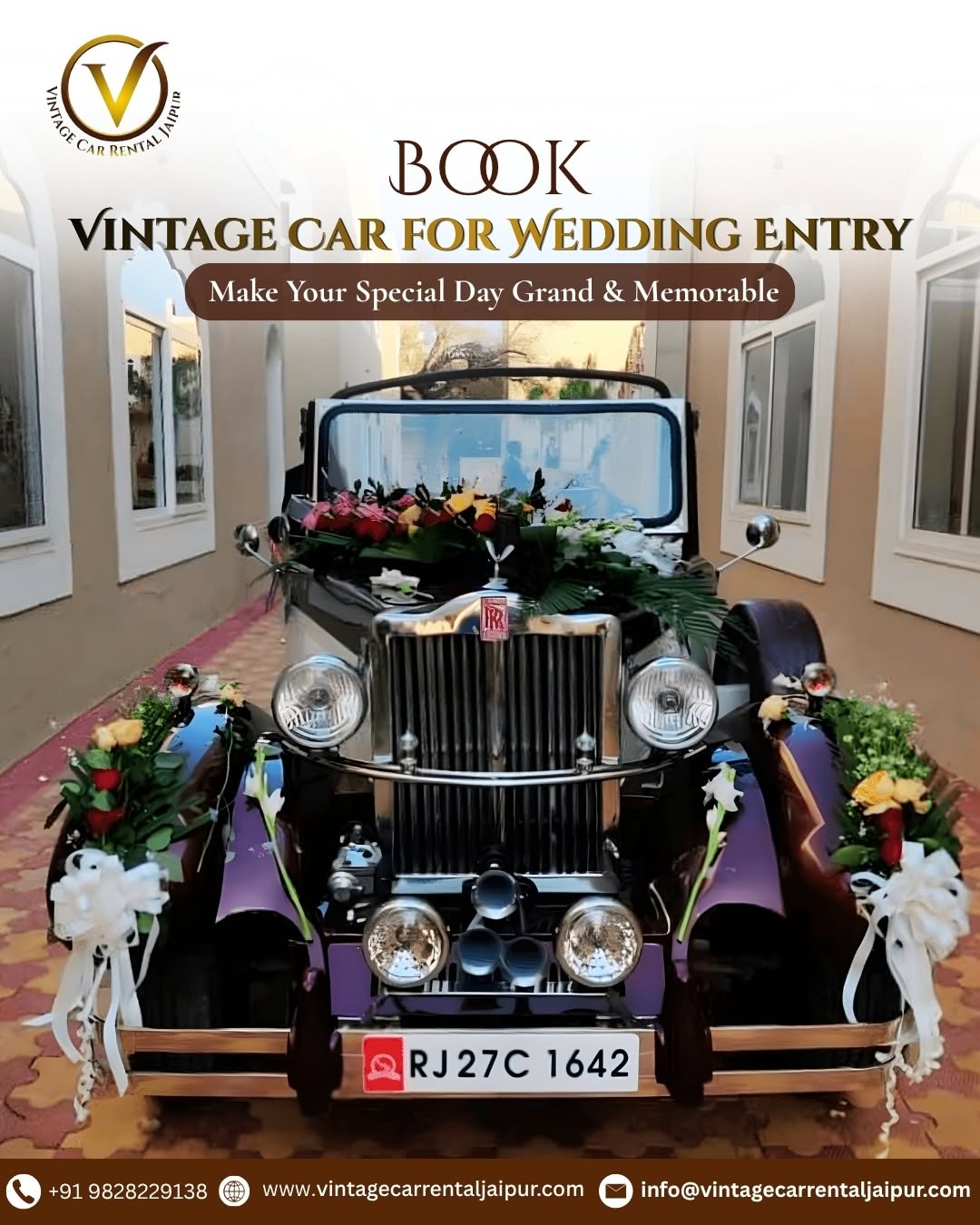 Vintage Car Hire For Wedding in Jaipur