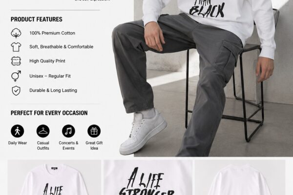 Comme des Garcons White Long Sleeve