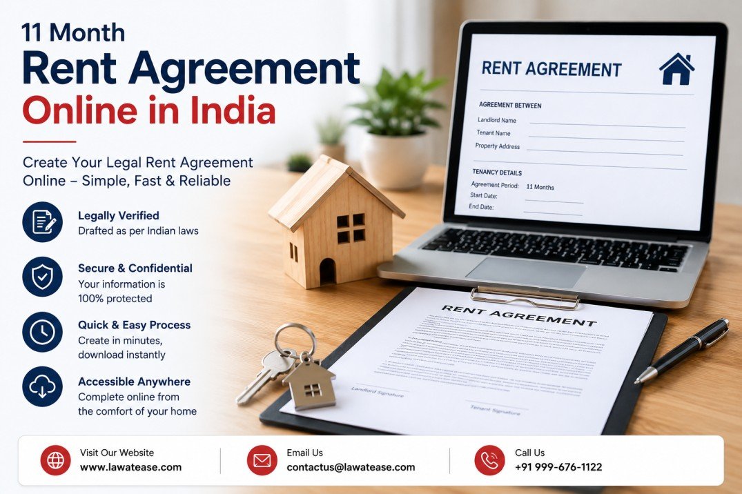 11 Month Rent Agreement Online in India - press release