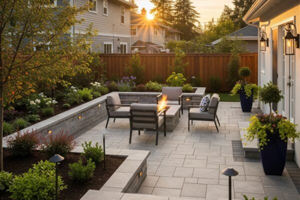 outdoor living space design and build in texas