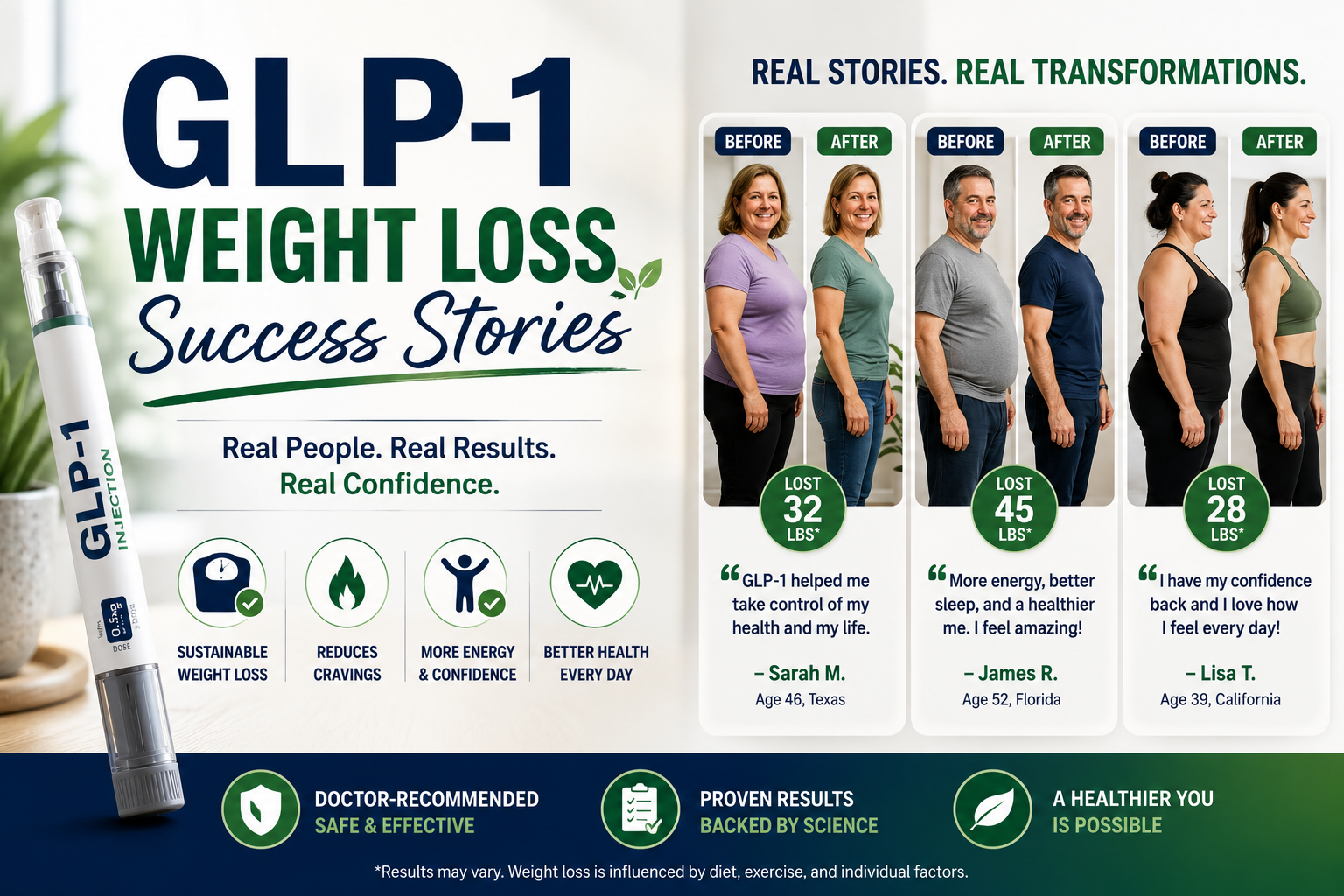 GLP-1 Weight Loss Success Stories