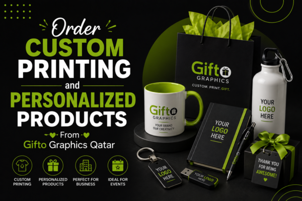 Order Custom Printing and Personalized Products From Gifto Graphics Qatar