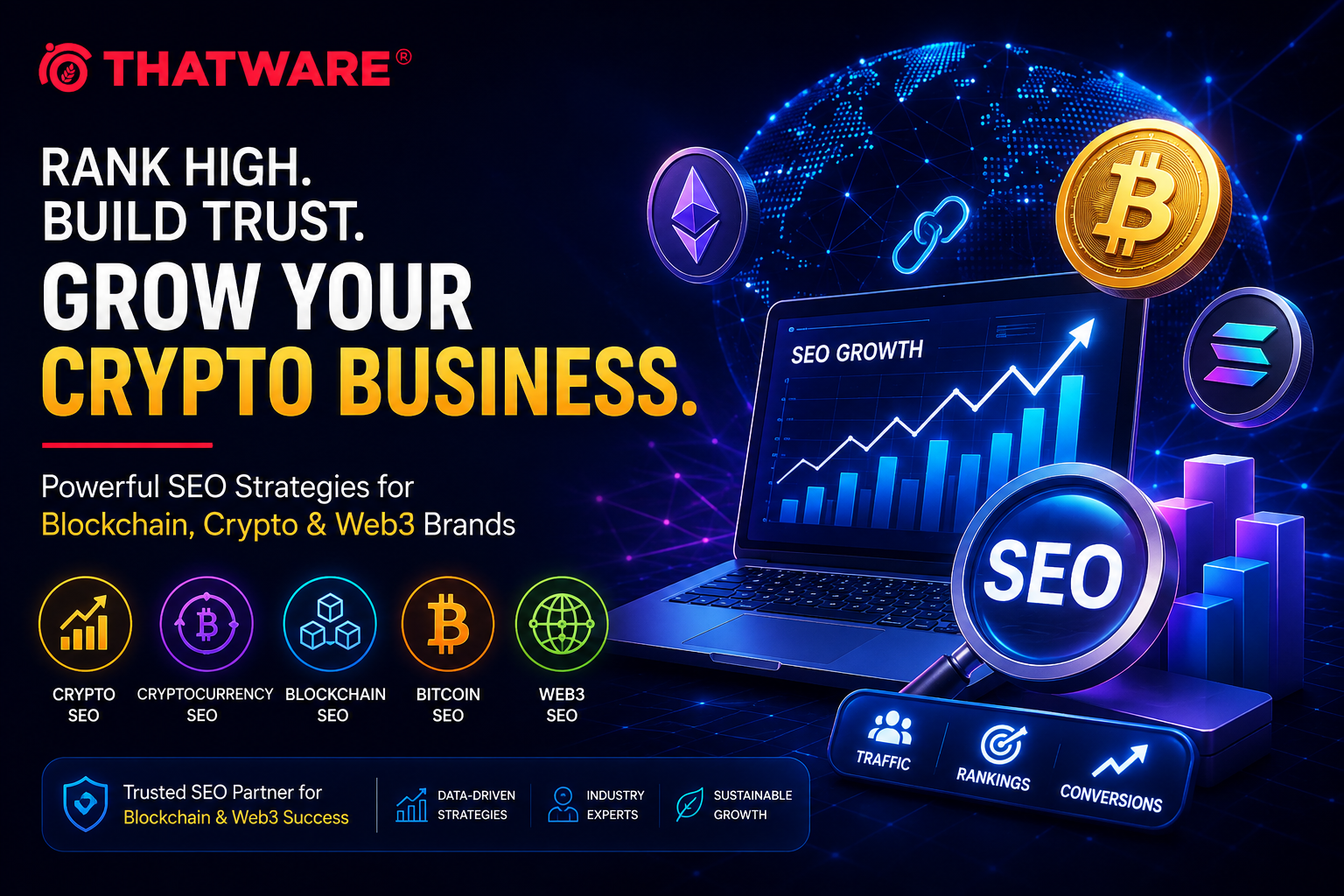 Crypto SEO strategy for blockchain and Web3 business growth