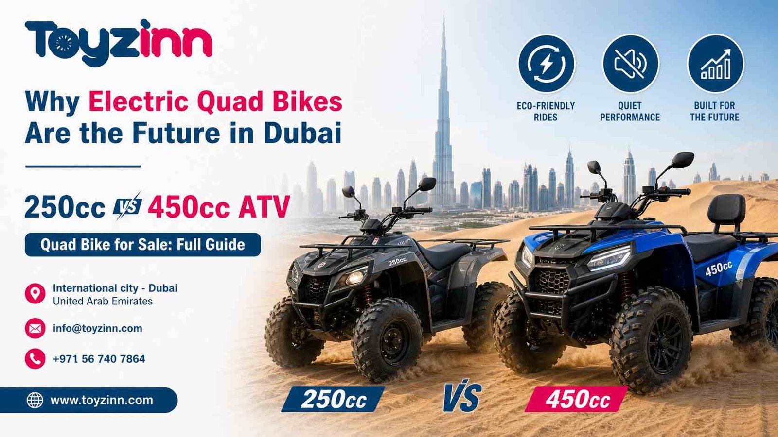 Electric Quad Bikes ATV Quad Bike for Sale Toyzinn.com
