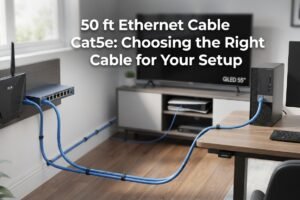 50 ft Cat5e Ethernet cable