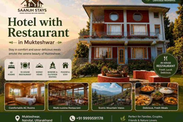 Hotel with Restaurant in Mukteshwar