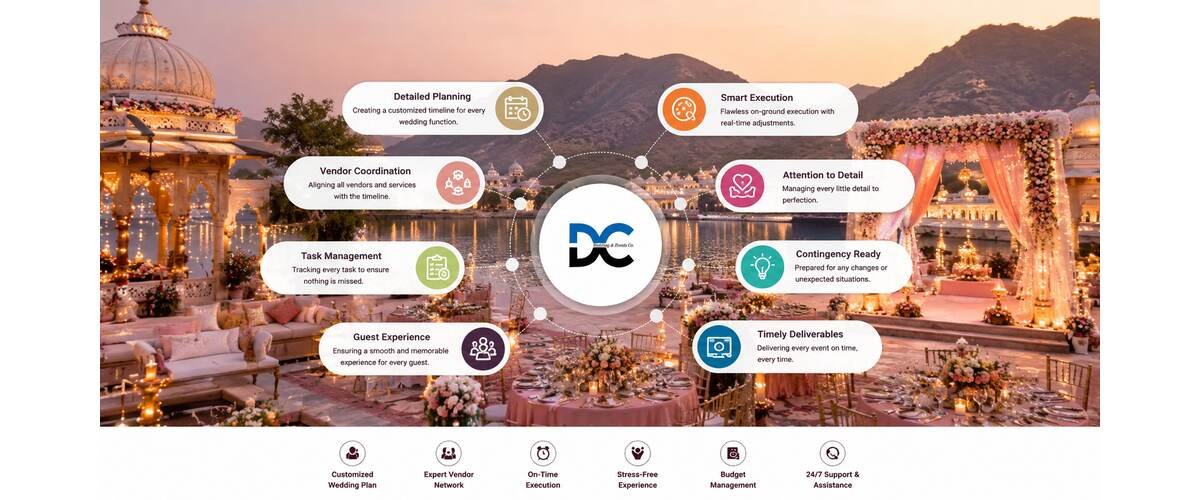 How Wedding Planners in Pushkar Create a Seamless Wedding Timeline