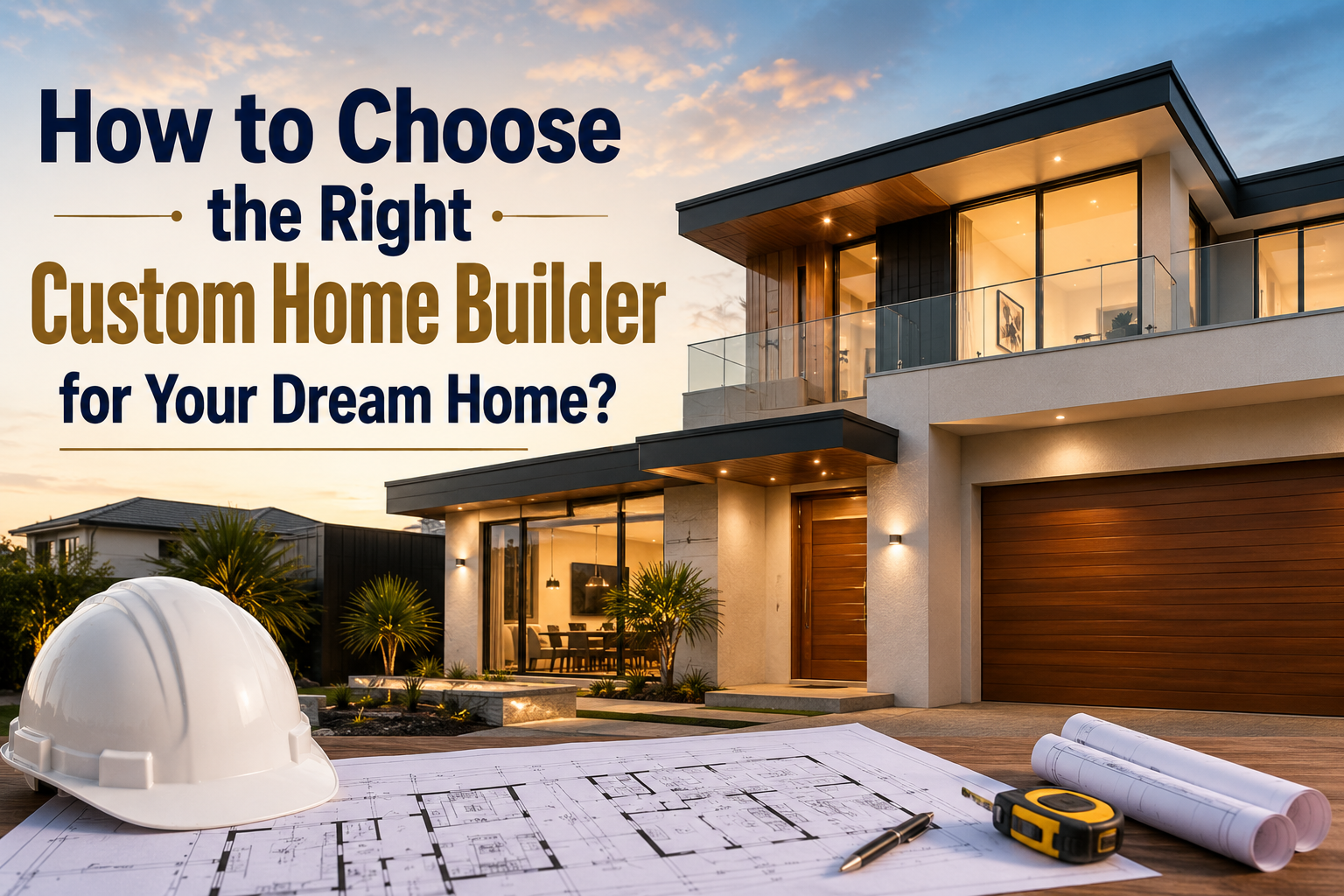 How to Choose the Right Custom Home Builder for Your Dream Home