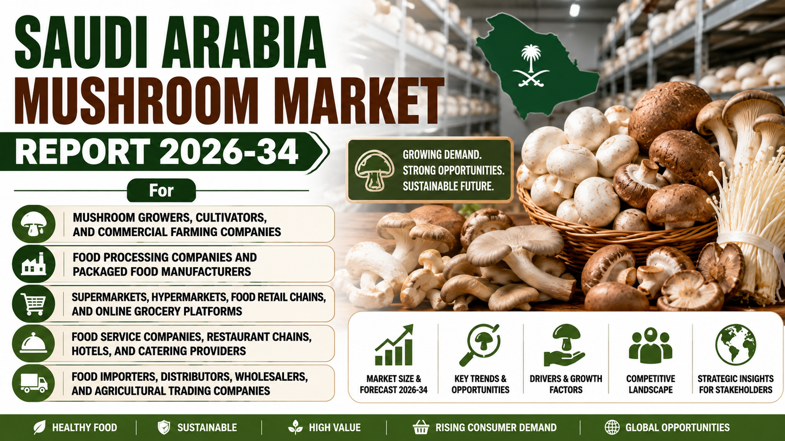 Saudi Arabia Mushroom Market